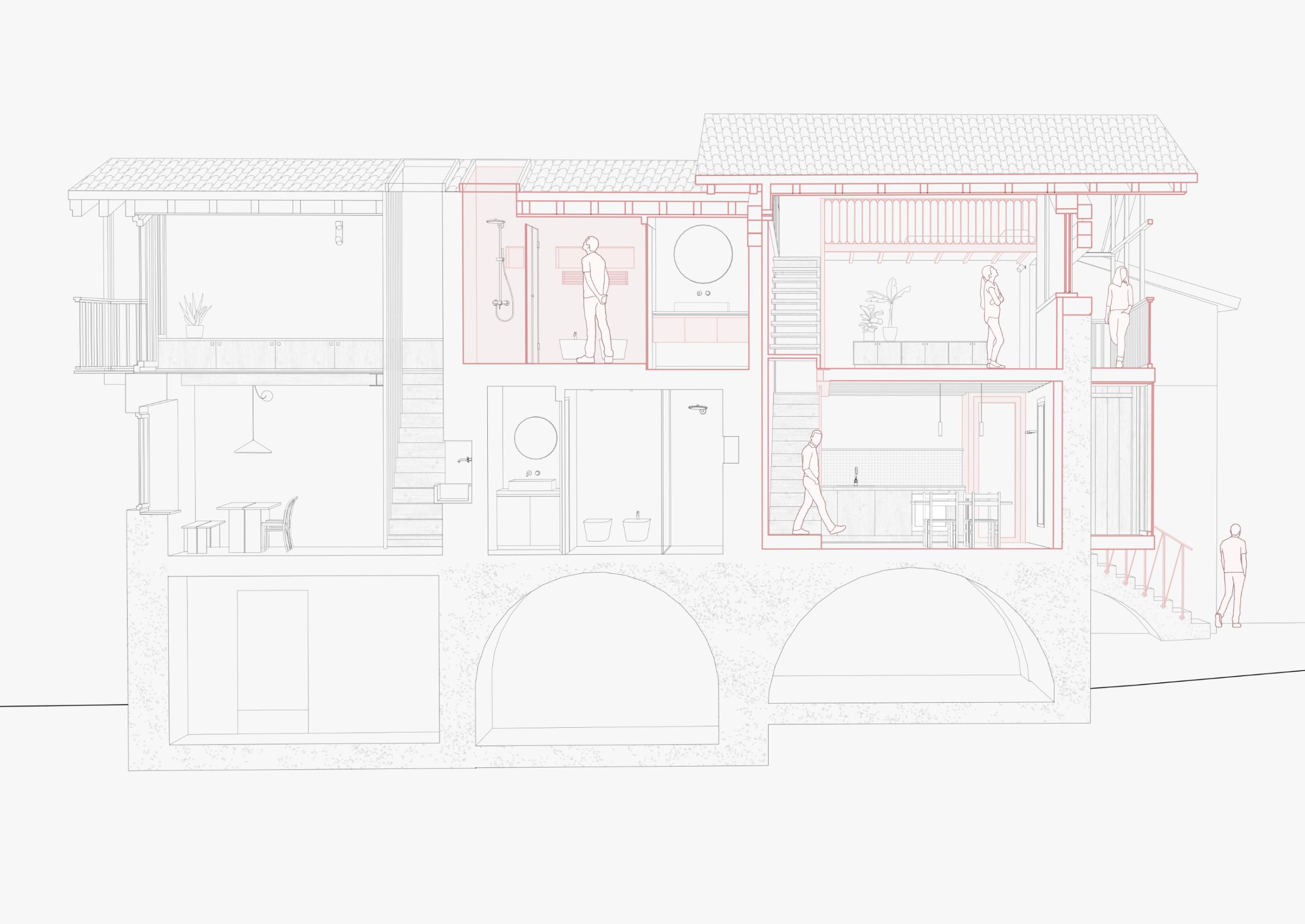 Doppeltraum_in_rot_Abitazione privata_Trentino_Mimeus Architettura_sez