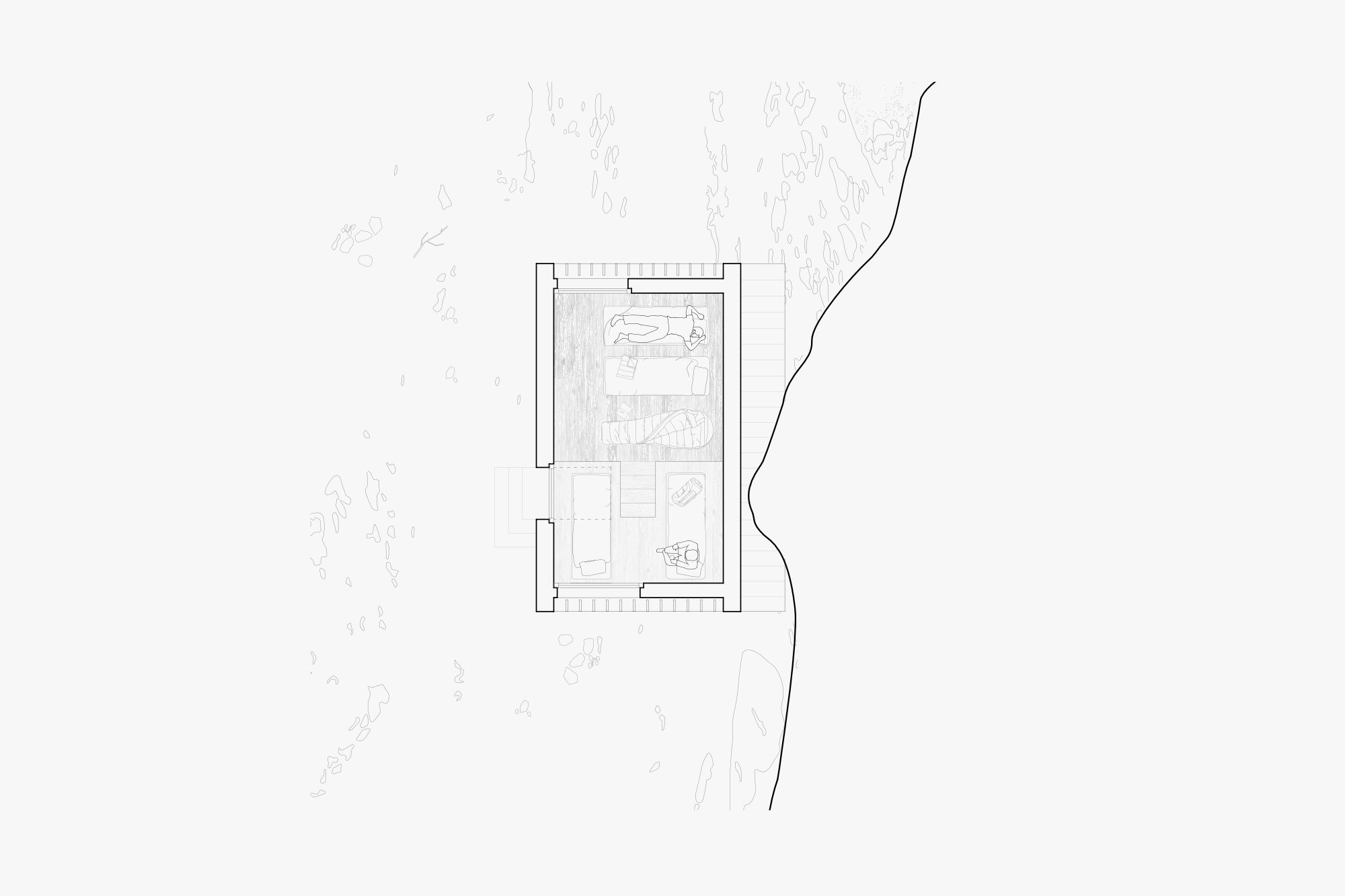 Bivacco Pradidali_Rifugio_Alpino_Trentino_Mimeus Architettura_Pianta_02