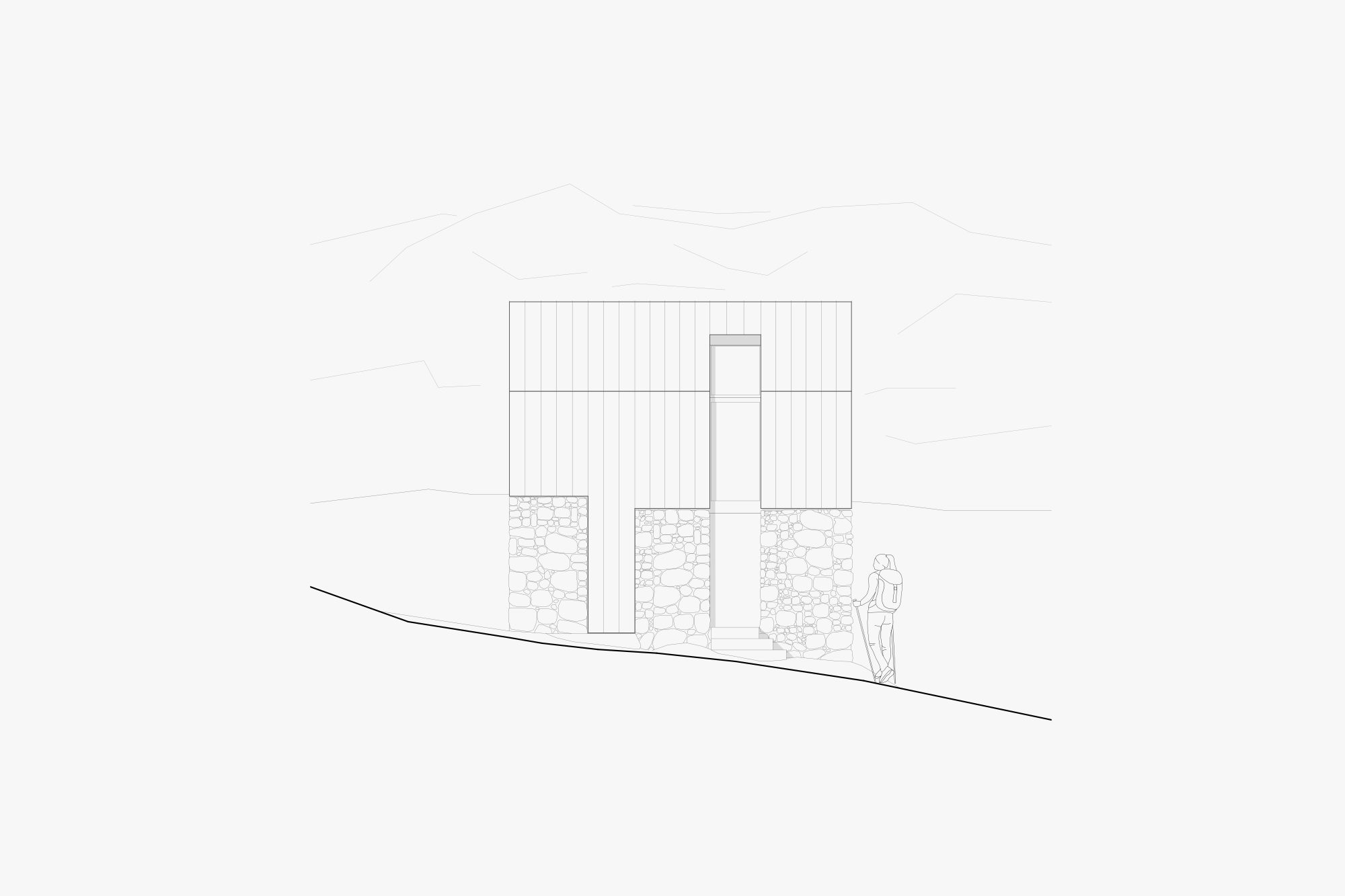 Bivacco Pradidali_Rifugio_Alpino_Trentino_Mimeus Architettura_Prospetto_1